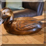 D19. P Freed and Sons duck decoy. 